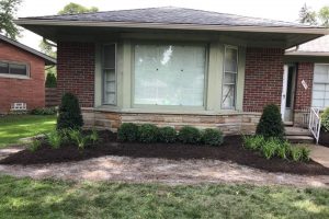Front yard landscaping project